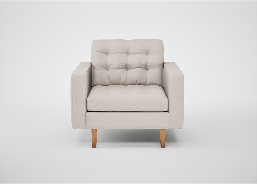 Hepburn Armchair Siena Cotton Natural / Natural
