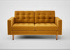 Hepburn 2 Seater Sofa Nobilis Velvet Mustard / Natural