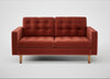 Hepburn 2 Seater Sofa Nobilis Velvet Rust / Natural