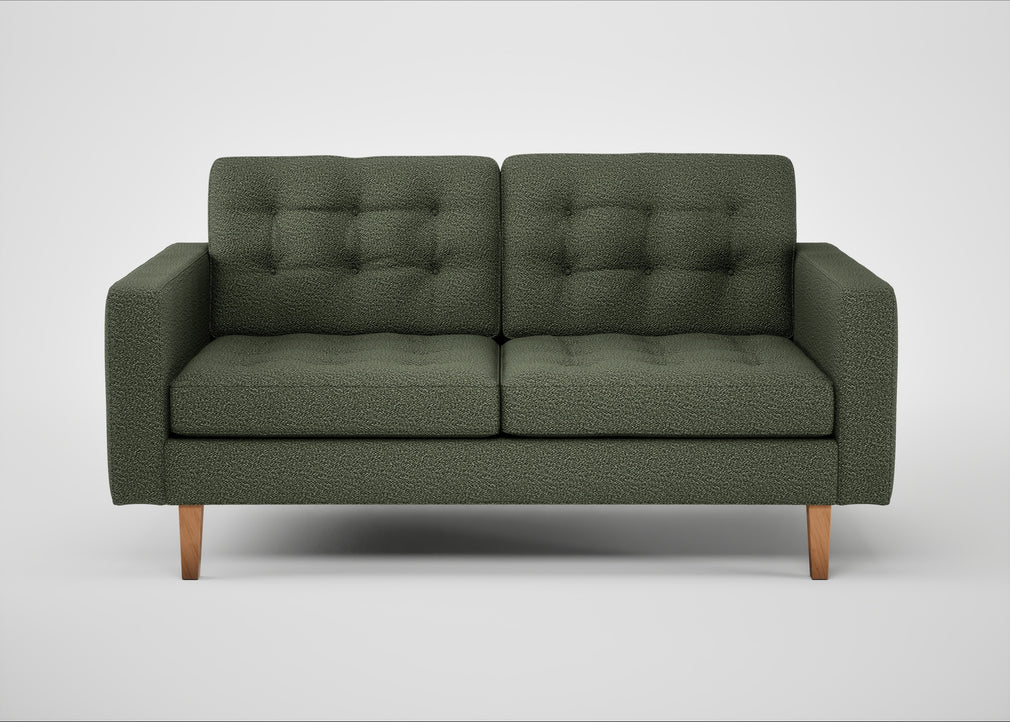 Hepburn 2 Seater Sofa Loop Boucle Forest / Natural