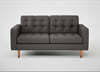 Hepburn 2 Seater Sofa Loop Boucle Granite / Natural