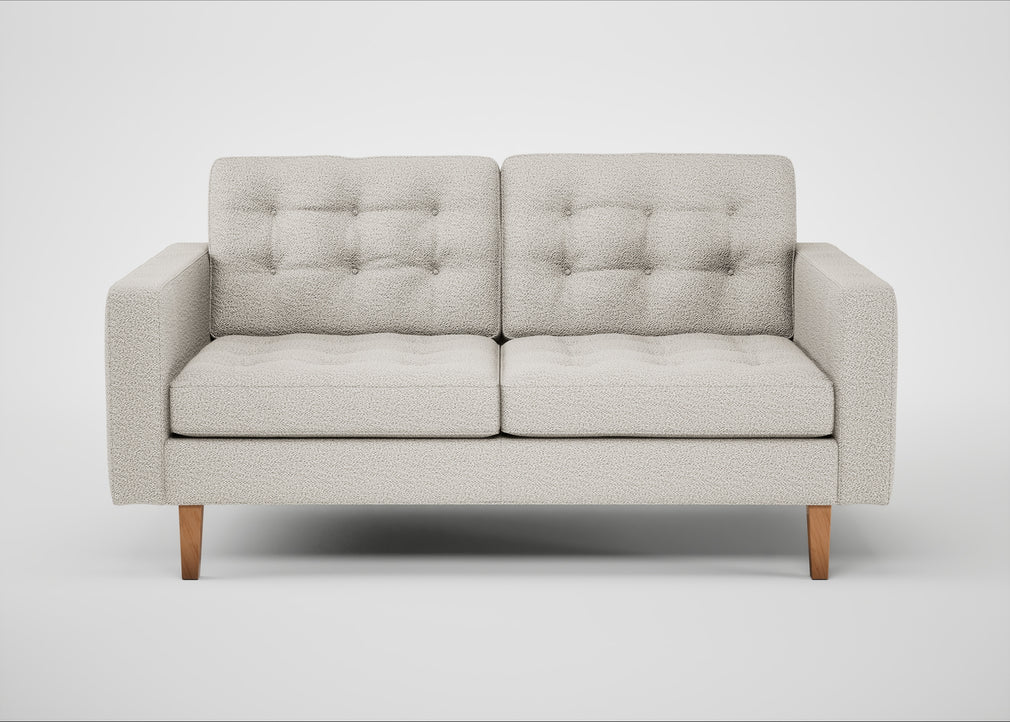 Hepburn 2 Seater Sofa Loop Boucle Polar / Natural