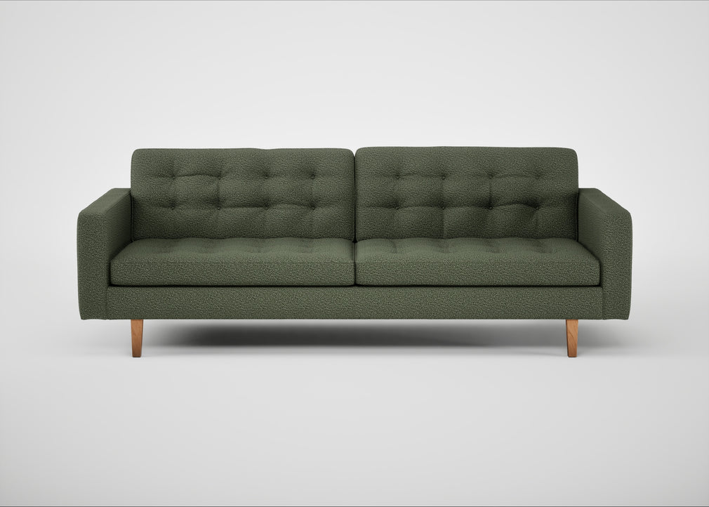 Hepburn 4 Seater Sofa Loop Boucle Forest / Natural