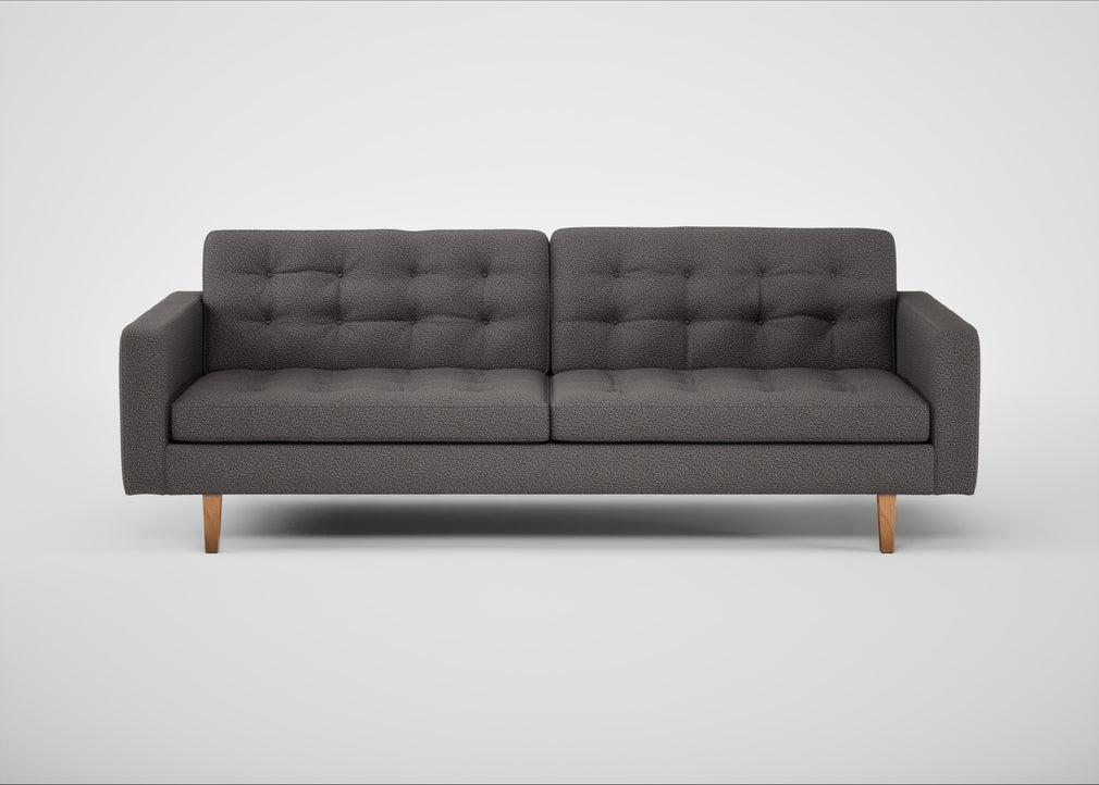 Hepburn 4 Seater Sofa Loop Boucle Granite / Natural