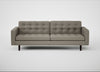 Hepburn 4 Seater Sofa Loop Boucle Taupe / Walnut