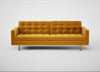 Hepburn 4 Seater Sofa Nobilis Velvet Mustard / Natural