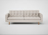Hepburn 4 Seater Sofa Siena Cotton Natural / Natural