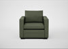 Palermo Armchair Loop Boucle Forest / Black