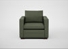 Palermo Armchair Loop Boucle Forest / Walnut
