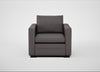 Palermo Armchair Loop Boucle Granite / Black