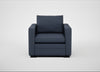 Palermo Armchair Loop Boucle Navy / Black