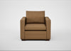 Palermo Armchair Siena Cotton Clay / Walnut and Brass
