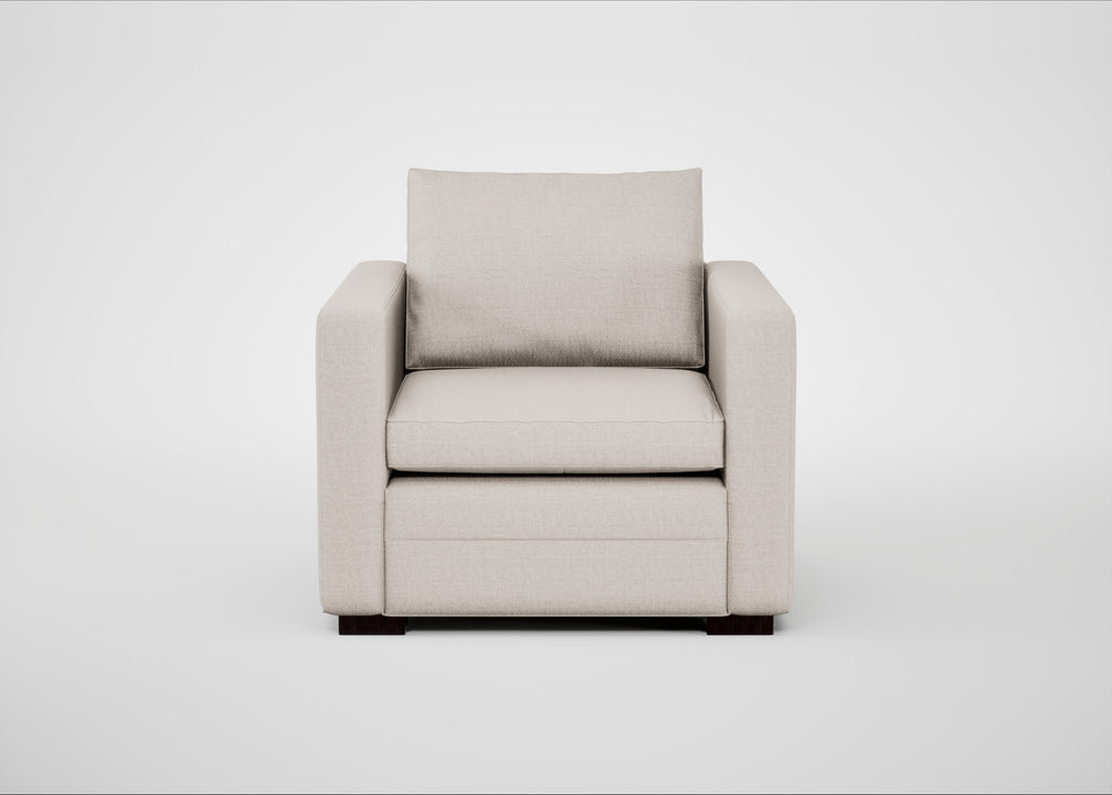 Palermo Armchair Siena Cotton Natural / Black
