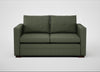 Palermo 2 Seater Sofa Loop Boucle Forest / Walnut