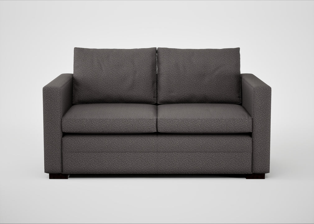 Palermo 2 Seater Sofa Loop Boucle Granite / Black