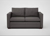 Palermo 2 Seater Sofa Loop Boucle Granite / Walnut
