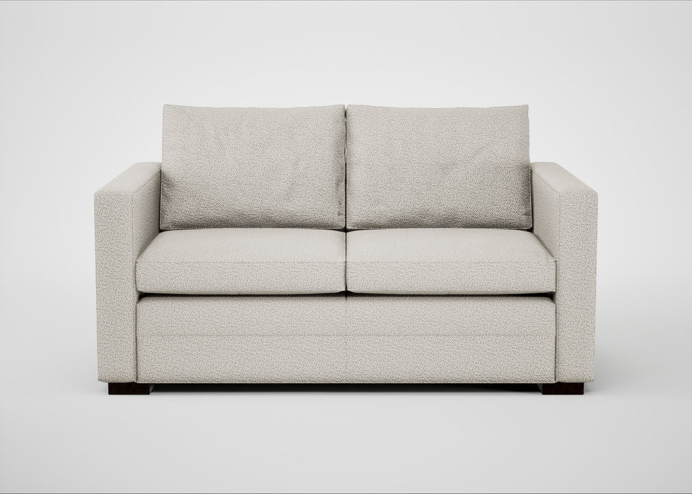 Palermo 2 Seater Sofa Loop Boucle Polar / Black