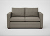 Palermo 2 Seater Sofa Loop Boucle Taupe / Walnut