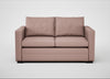 Palermo 2 Seater Sofa Siena Cotton Dusky Pink / Black