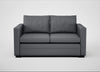 Palermo 2 Seater Sofa Siena Cotton Shale Grey / Black