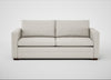 Palermo 3 Seater Sofa Loop Boucle Polar / Walnut and Brass