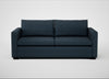 Palermo 3 Seater Sofa Siena Cotton Deep Sea / Black