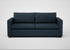 Palermo 3 Seater Sofa Siena Cotton Deep Sea / Walnut