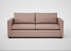 Palermo 3 Seater Sofa Siena Cotton Dusky Pink / Walnut and Brass