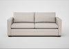 Palermo 3 Seater Sofa Siena Cotton Natural / Walnut and Brass