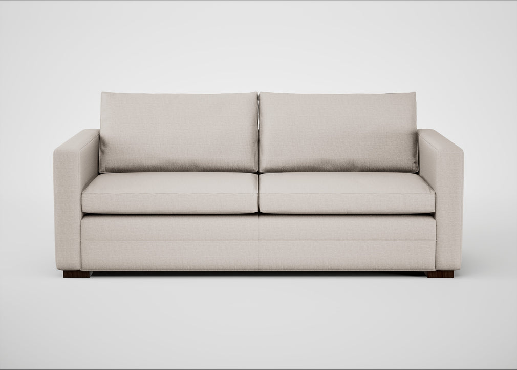 Palermo 3 Seater Sofa Siena Cotton Natural / Walnut