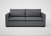 Palermo 3 Seater Sofa Siena Cotton Shale Grey / Walnut