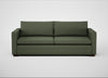 Palermo 4 Seater Sofa Loop Boucle Forest / Walnut
