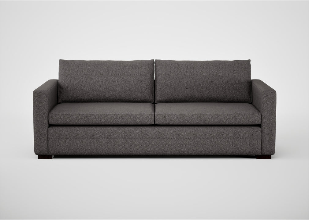 Palermo 4 Seater Sofa Loop Boucle Granite / Black