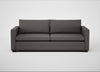 Palermo 4 Seater Sofa Loop Boucle Granite / Walnut
