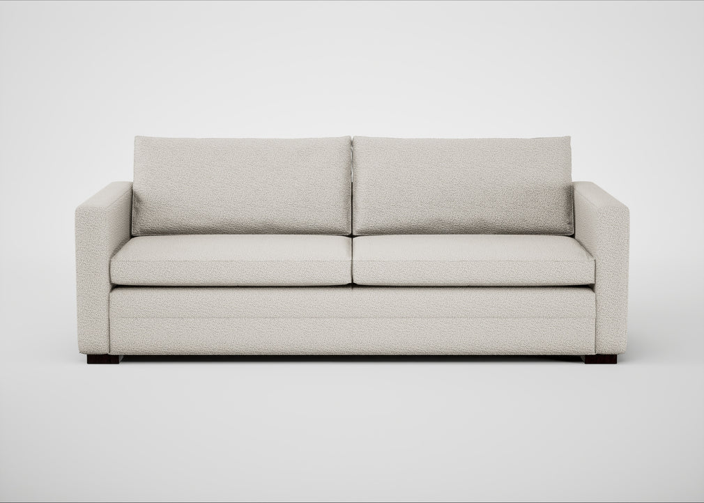 Palermo 4 Seater Sofa Loop Boucle Polar / Black