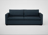 Palermo 4 Seater Sofa Siena Cotton Deep Sea / Black