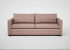 Palermo 4 Seater Sofa Siena Cotton Dusky Pink / Walnut