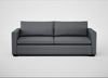 Palermo 4 Seater Sofa Siena Cotton Shale Grey / Black