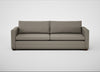 Palermo 5 Seater Sofa Loop Boucle Taupe / Walnut