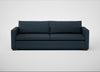 Palermo 5 Seater Sofa Siena Cotton Deep Sea / Black