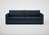 Palermo 5 Seater Sofa Siena Cotton Deep Sea / Walnut
