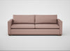 Palermo 5 Seater Sofa Siena Cotton Dusky Pink / Walnut and Brass