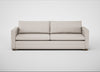 Palermo 5 Seater Sofa Siena Cotton Natural / Walnut and Brass