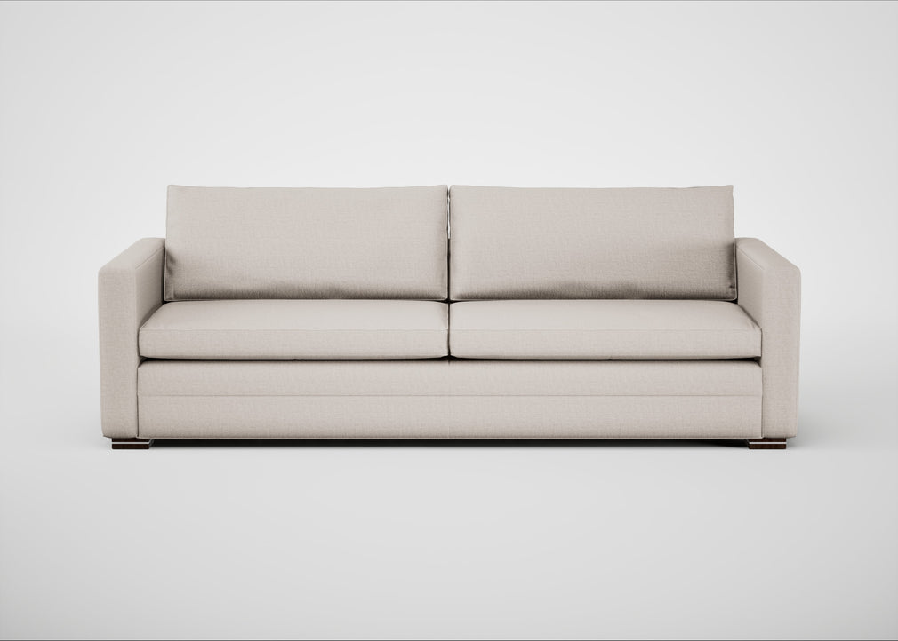 Palermo 5 Seater Sofa Siena Cotton Natural / Walnut