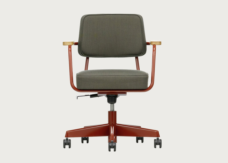 Fauteuil Direction Pivotant Office Chair Volo 02 Dark Grey & Red Base