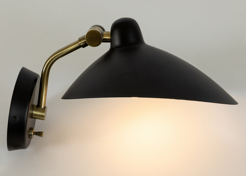 Milton Wall Lamp Black