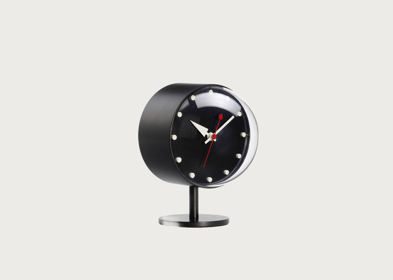Night Desk Clock Black
