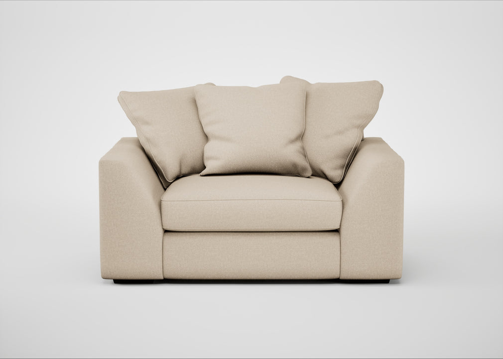 Cumulus Loveseat Brushed Cotton Oat