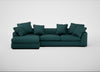 Cumulus Left Hand Facing Corner Sofa Brushed Cotton Pine