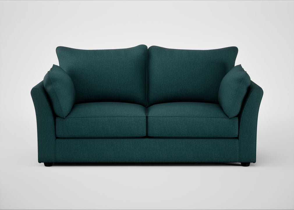 Tailor 3 Seater Sofa Brushed Cotton Pine / Black